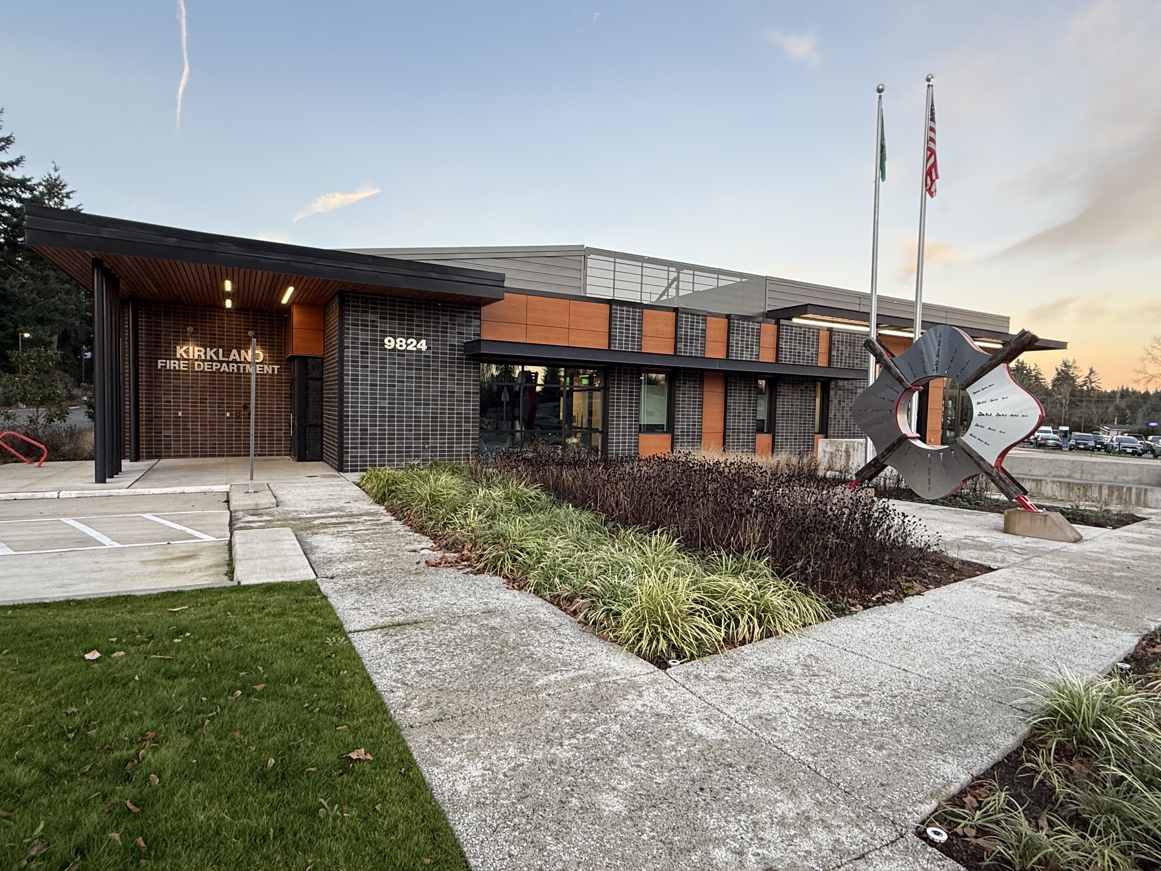 City of Kirkland Fire Station concrete construction