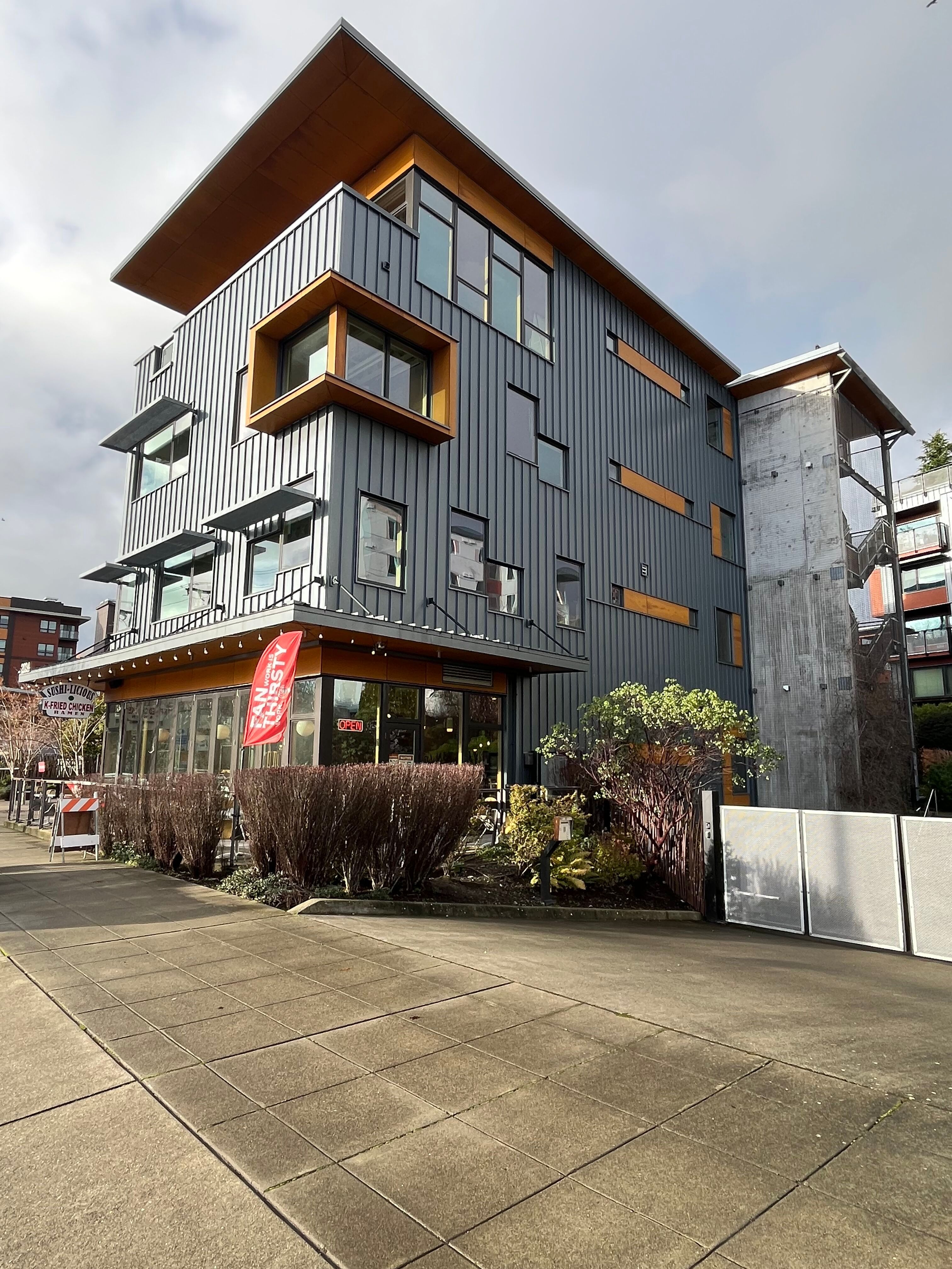 Greenfire commercial building concrete foundation and structural work